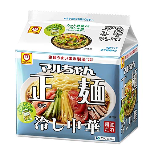 マルちゃん マルちゃん正麺冷し中華 5食 590g（東洋水産）の